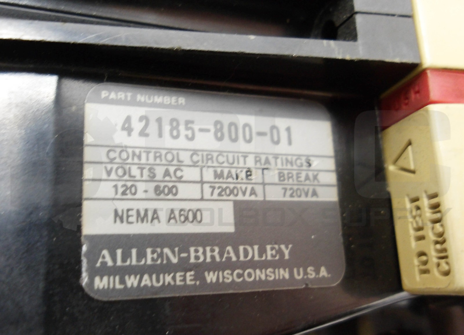 ALLEN BRADLEY 509-B0D /A / CB236 W/ 42185-800-01 W/ 595-A /B