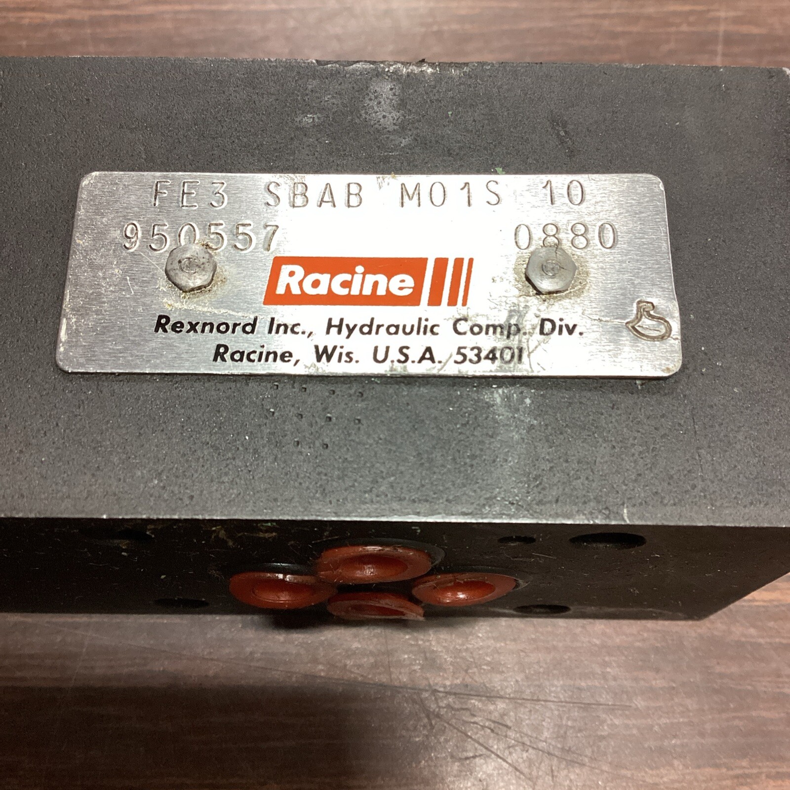 RACINE REXROTH VALVE FE3 SBAB M01S 10 950557 CNC FE3SBABM01S10 A61