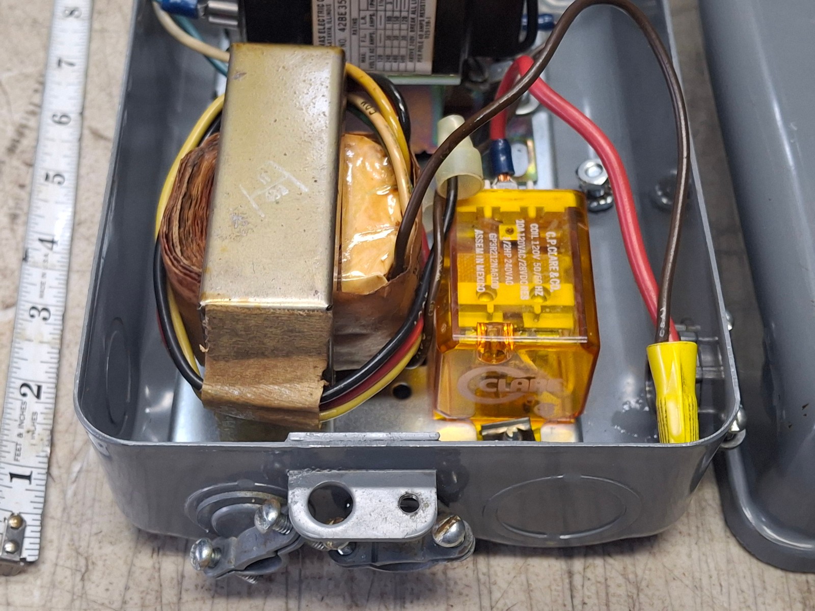 Furnas D18132-9 Motor Furnas Control Electrical Box Delta Rockwell On Off Switch
