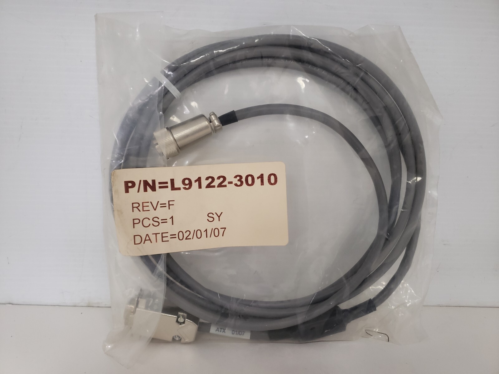 L9122-3010 CORDSET CABLE ASSEMBLY NIB