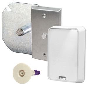 BAPI ZPS-ACC05 1/2″ Ceiling Mount Square Plate Room Pressure Pickup Port