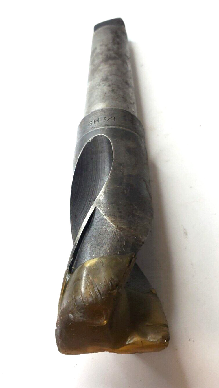 UNBRANDED TAPERED SHANK DRILL BIT 1-1/2 SPIRAL HS 9.5″ OAL 3-3/4″ LOC 2 FLUTE