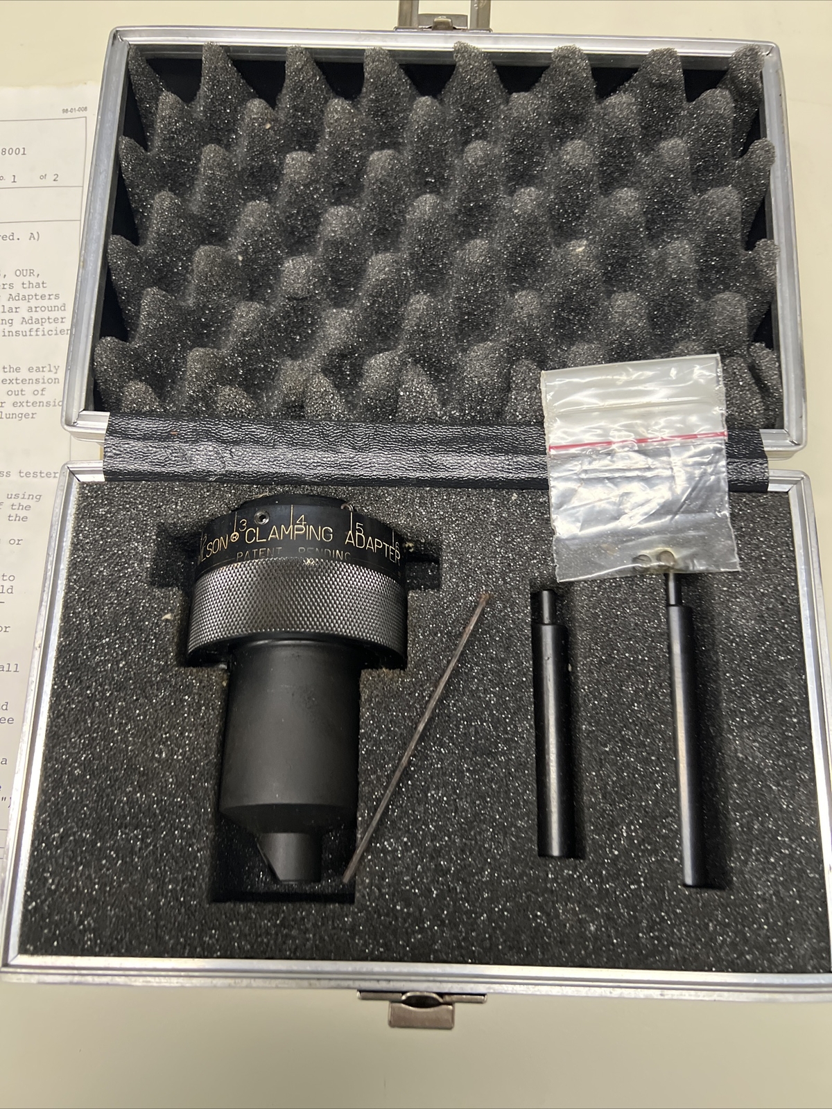 Wilson Mechanical Clamping Adapter ‘N’ Brale Case Complete Instructions #8B