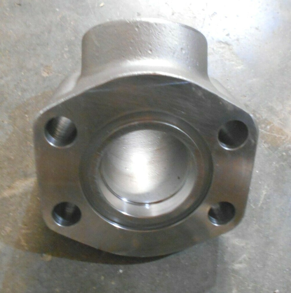 4-bolt Hydraulic Flange Adapter Elbow 22-1/2 degree 2″ID SAE x Socket Weld