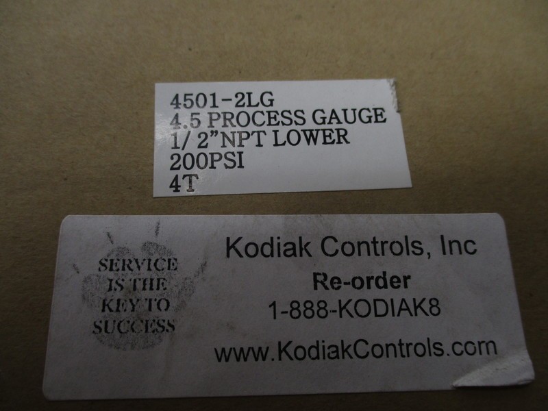 KODIAK CONTROLS INC. 4501-2LG NSMP