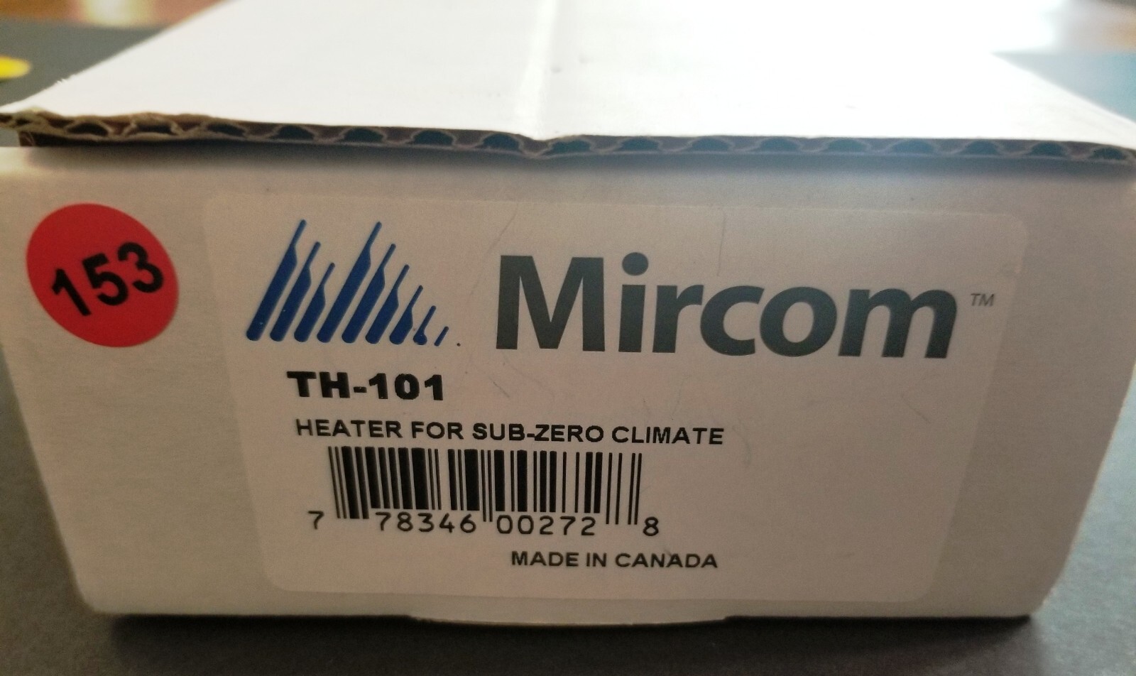 Mircom Model TH-101 Heater Kit For Sub Zero Climate – New In Box