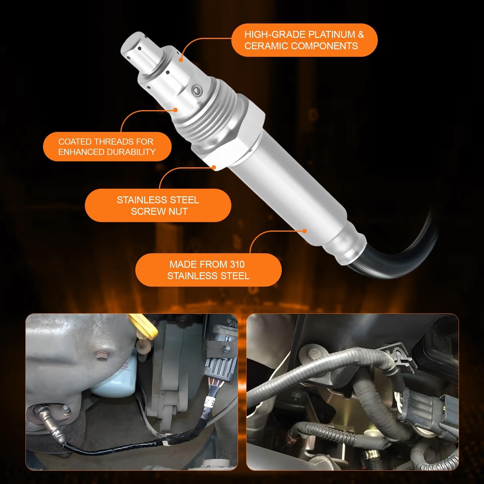 5WK97367 NOx Sensor Inlet Nitrogen Oxide Sensor for Volvo D11 D13 D16 VHD VN …