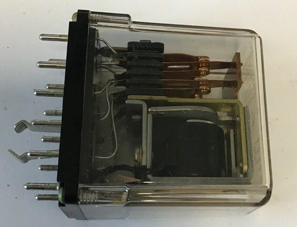 STRUTHERS-DUNN TYPE 219ABAP RELAY 115-125VDC 120VAC 10A