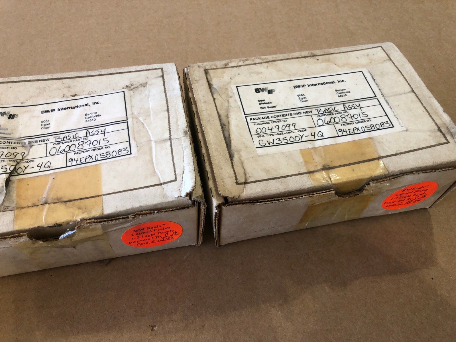 BW/IP International, Seal, 3R3139DB-C