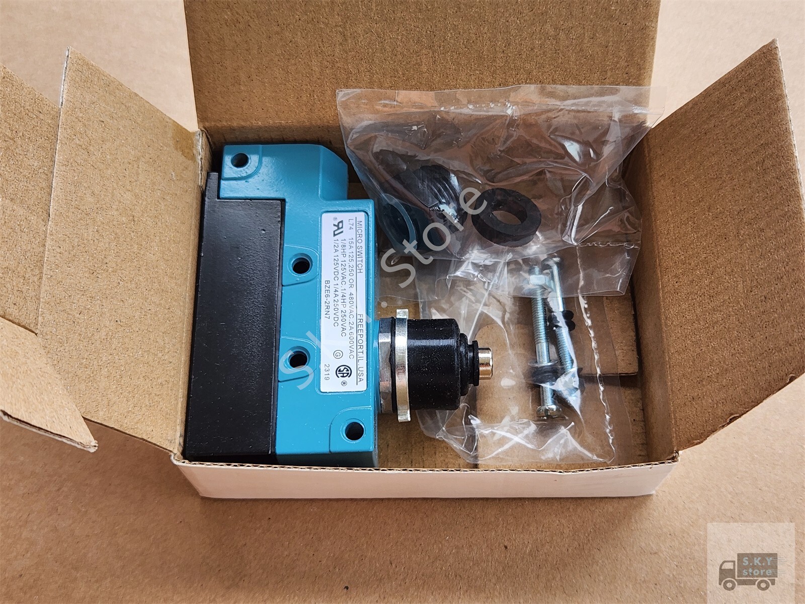 1 x NEW MICROSWITCH BZE6-2RN7 LIMIT SWITCH, for HONEYWELL BZE6 Series Switch