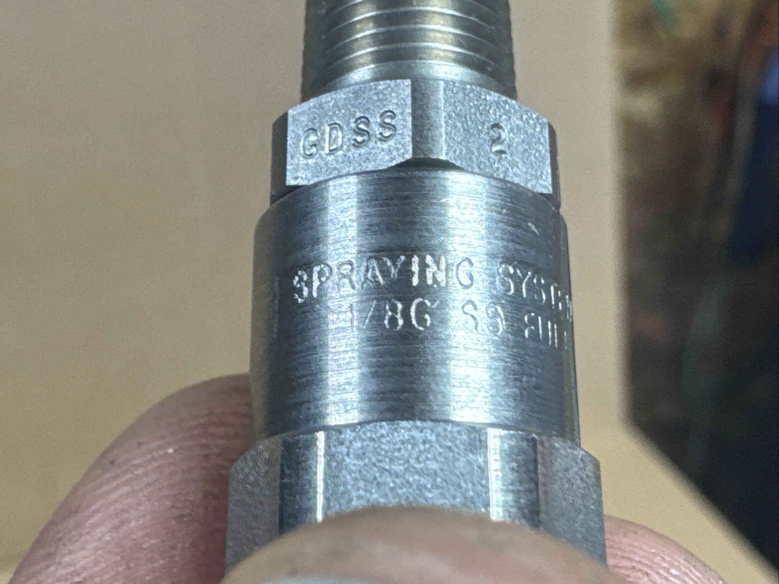 NEW Spraying Systems GD Full Jet Nozzle 303 Stainless Steel 1/8GD-SS2 1/8”