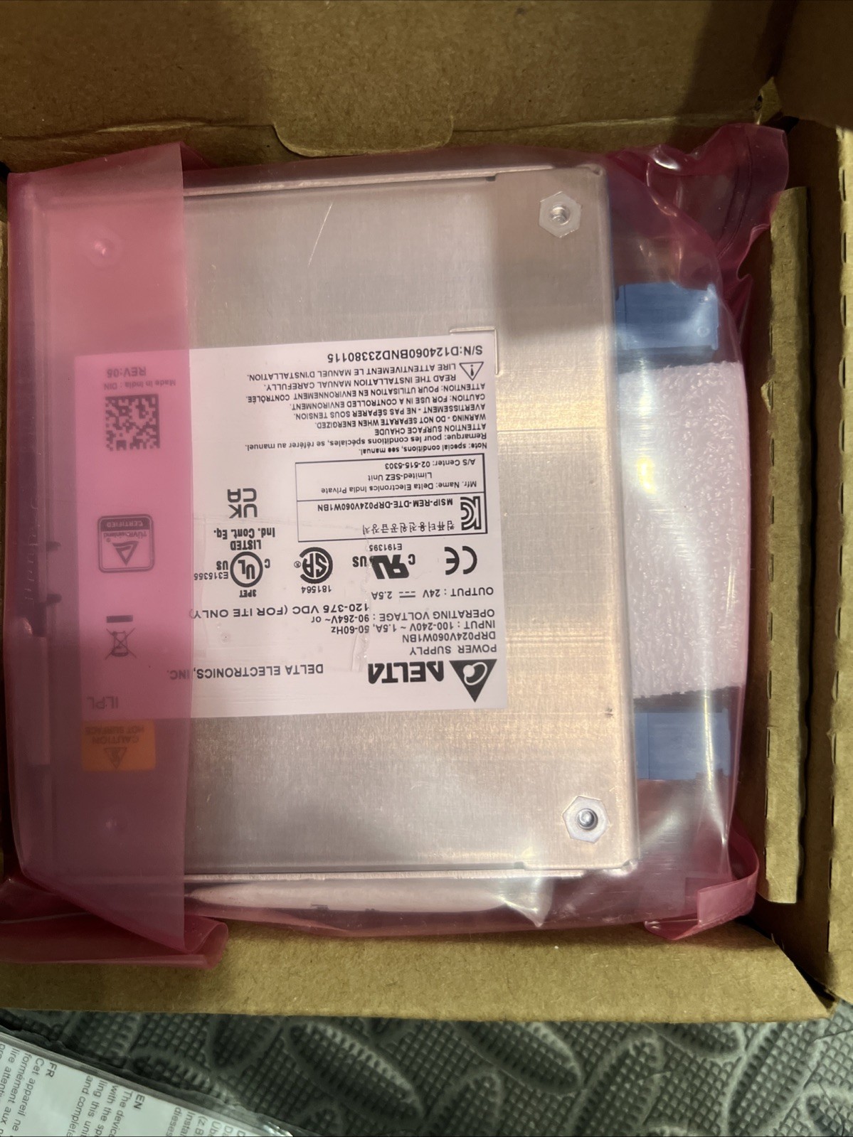 Delta DRP024V060W1BN Power Supply *SHIPS FROM USA*