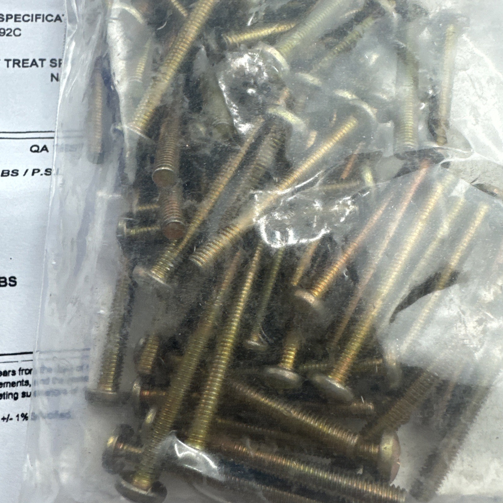 (100) MS35207-270 Screw Military 1 3/4″ Long, 10-32 Pan Head Cadmium Plated