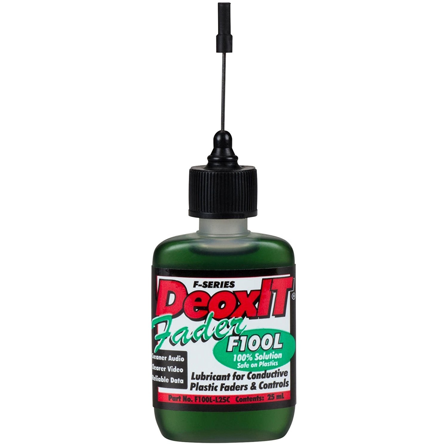 CAIG Laboratories F100LL25C CAIG DeoxIT FaderLube, 100% Dropper, 25 ml
