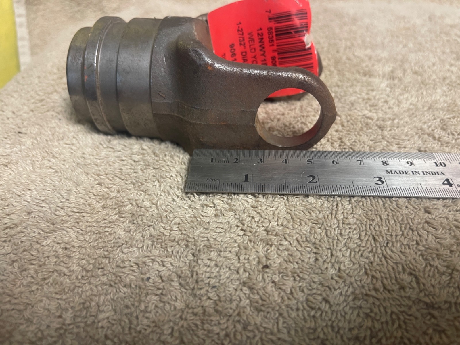 NOS TISCO 12NWY1834 TUBE WELD YOKE NEW HOLLAND TRACTOR