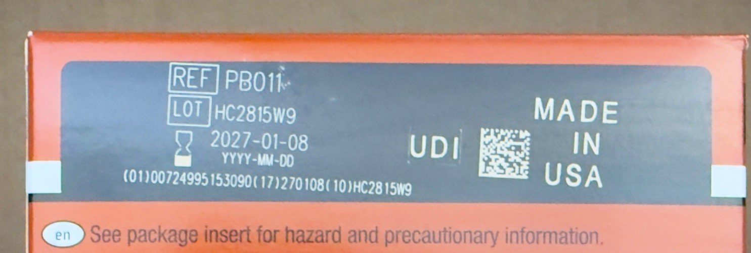 STERIS PB011 Vaprox HC Sterilant Expiration 2024-11-24 Sterrad