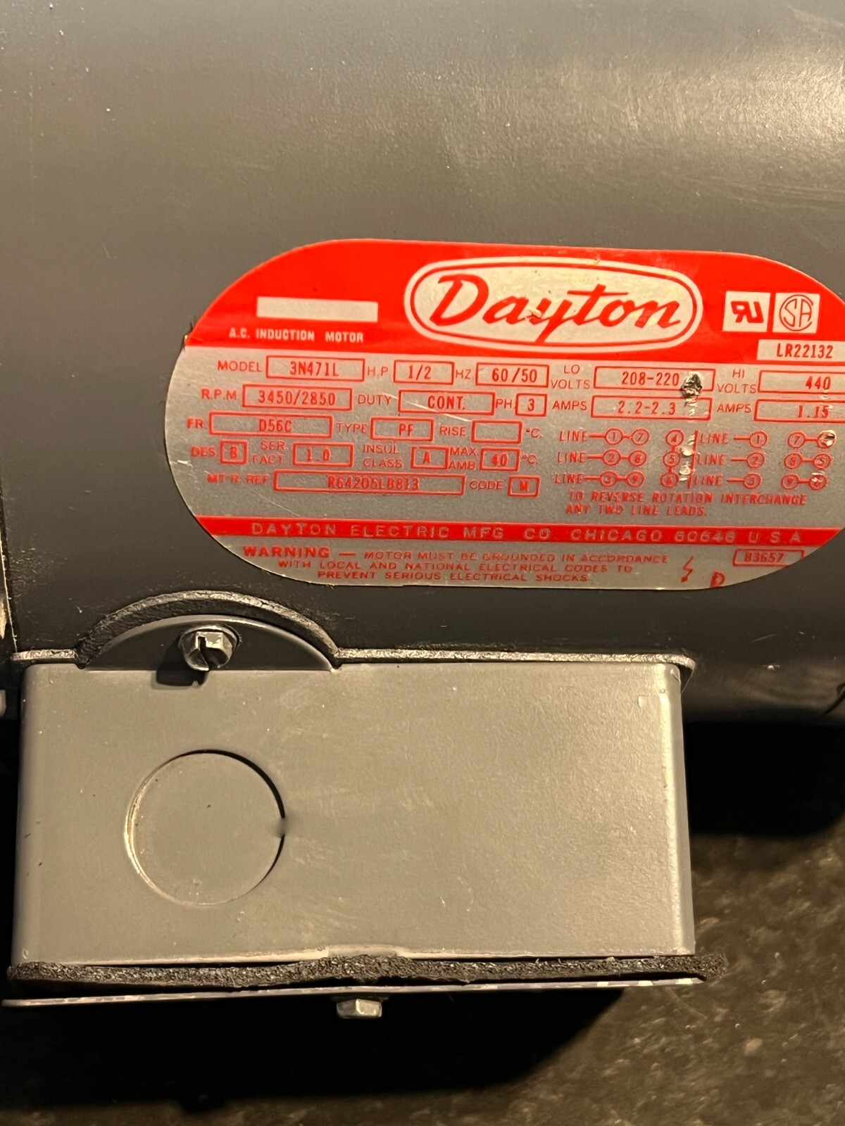 dayton 3n471l nos no packaging