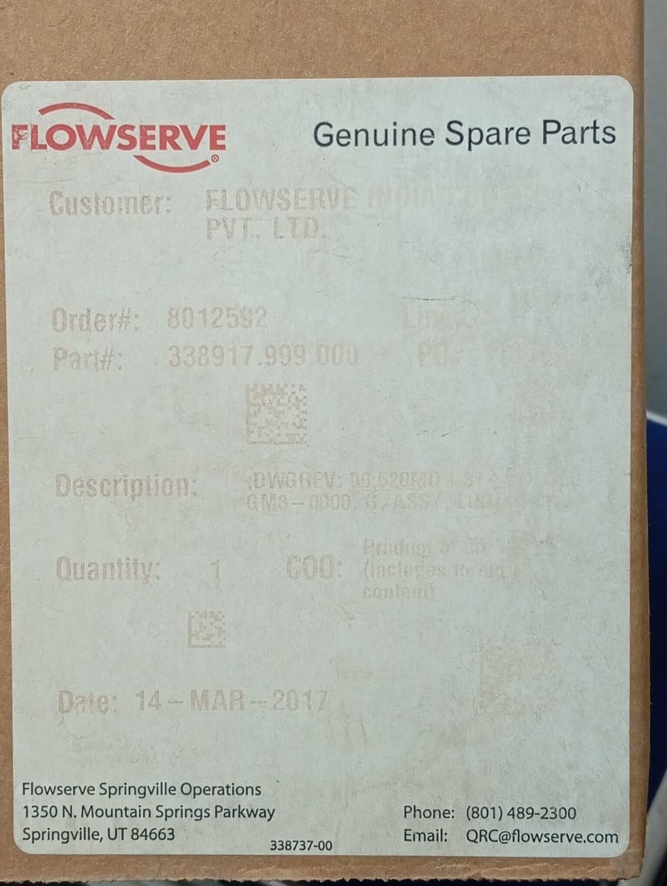 Flowserve / Logix 500MD+ Series / Digital Positioner / 520MD+37-W1D300-GM3-0000