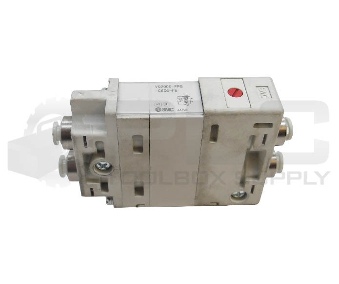 NEW SMC VQ2000-FPG-C6C6-FN DOUBLE CHECK BLOCK PNEUMATIC VALVE