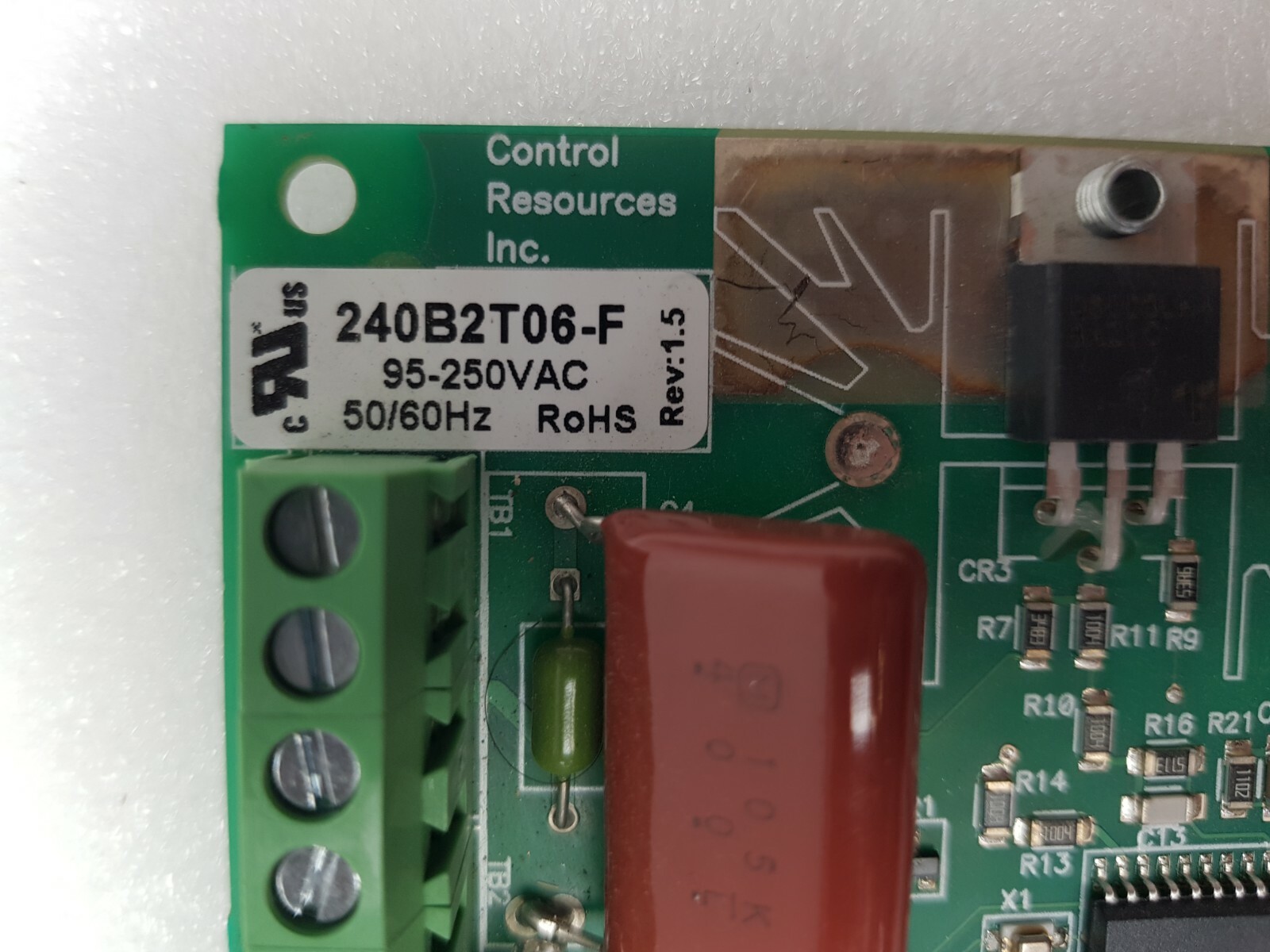 Lumenis CONTROL RESOURCES INC. 240B2T06-F, 95-250VAC 50/60Hz