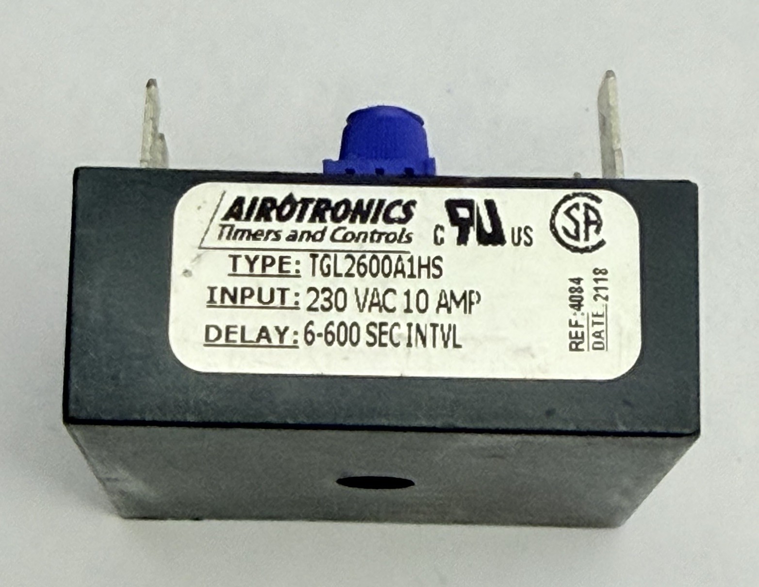 AIROTRONICS Time Delay TGL2600A1HS 230VAC – 10AMP