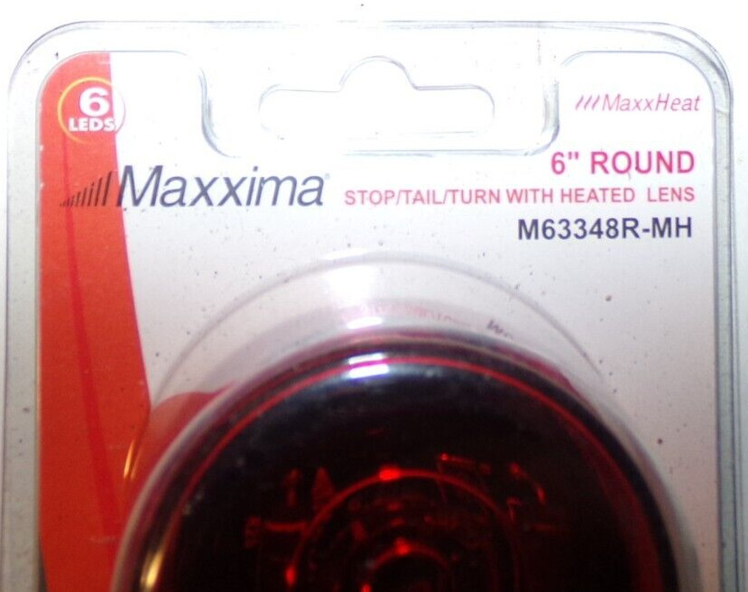 Maxxima M63348r-MH Stop/Turn/Tail Light Oval,1-45/64″ W