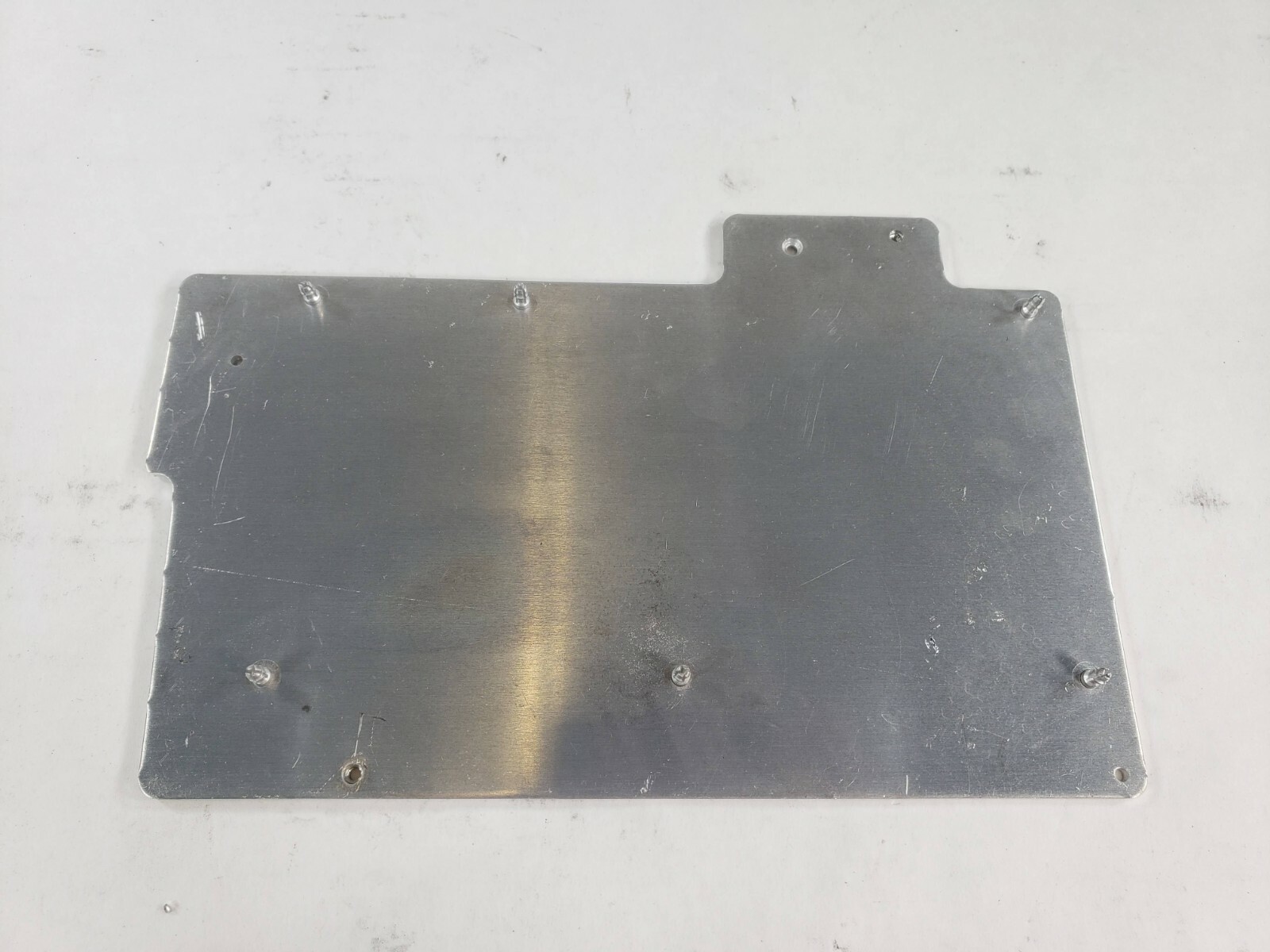 Lot of 9 Unknown Silver Metal Cover Bracket With Rivets 6.5 In x 11 In