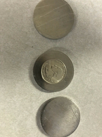 (50) FLAT ALUMINUM ROUND DISKS