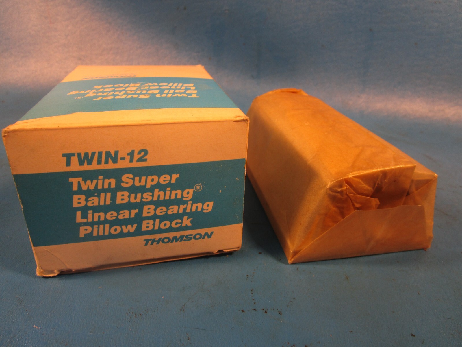 THOMSON TWN-12, Super Linear Pillow Block Bearing 0.75 in, 3/4” Bore Aluminum