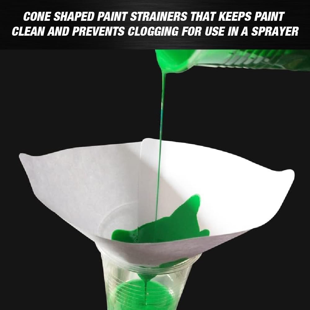LAUCO 250 Pcs of Paint Strainer with Fine 190 Micron Filter Tips