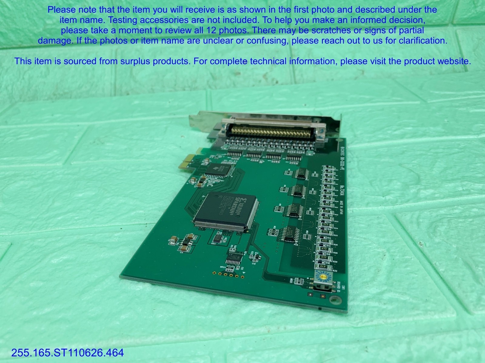 CONTEC DIO-3232L-PE Digital I/O Card as in photos, sn:9226, DHL.