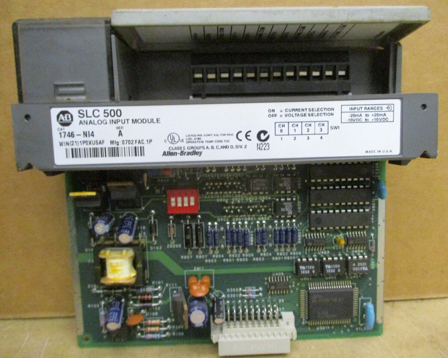 Allen-Bradley SLC 500 1746-P3 SLC 5/04 CPU 1747-L542 1747-DCM 1747-SDN 48692GN