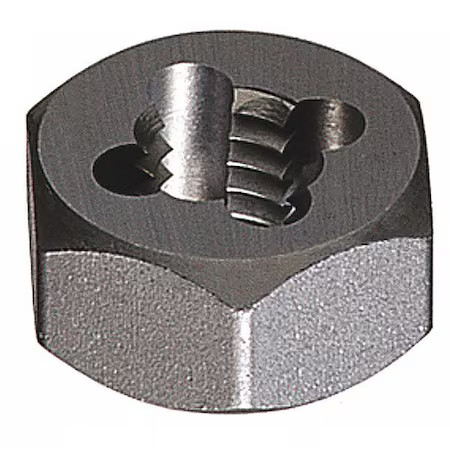 Chicago-Latrobe 403199 Carbon Steel Hexagon Rethreading Die 377 Greenfield