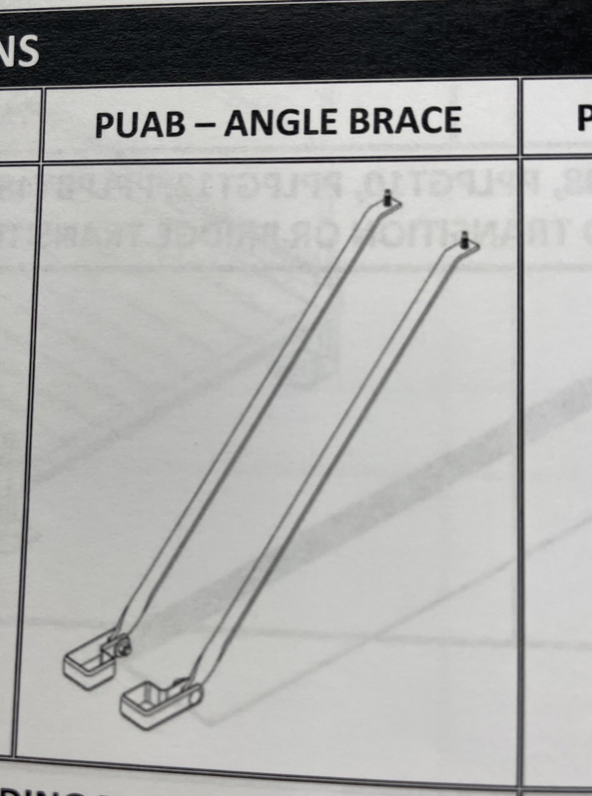 EZ-Access Wheelchair 3G Ramp Universal Angle Support Brace Kit