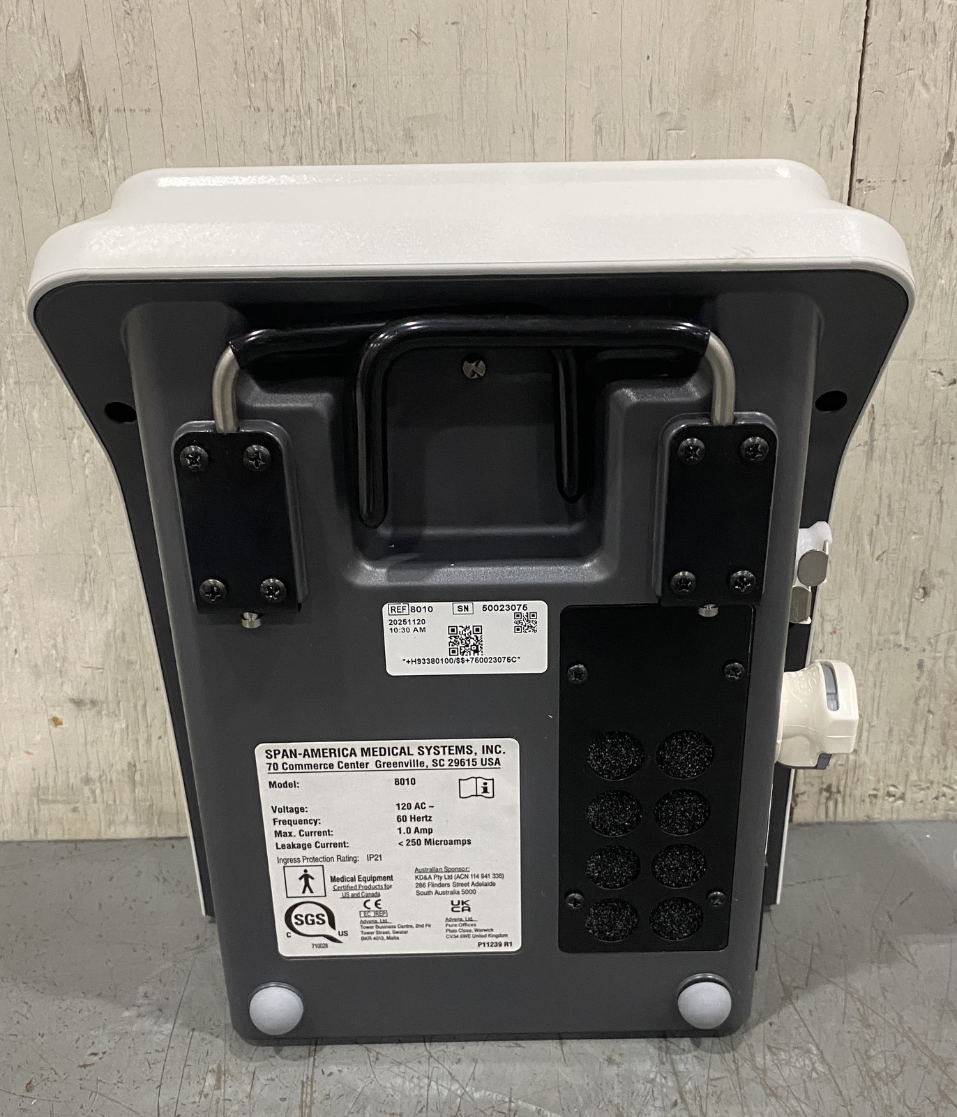 Span America Pressure Guard Easy Air LR Control Box Pump 8210