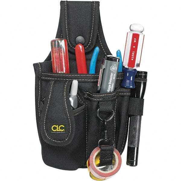CLC 1501 Holder: 4 Pockets, Polyester, Black 1-1/2″ Deep, 6″ High