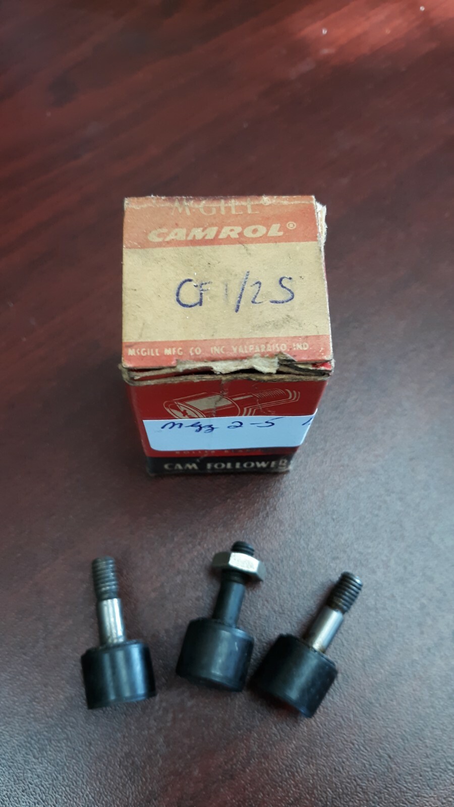 McGill CF-1/2S Cam Follower -used – (lot of 3)