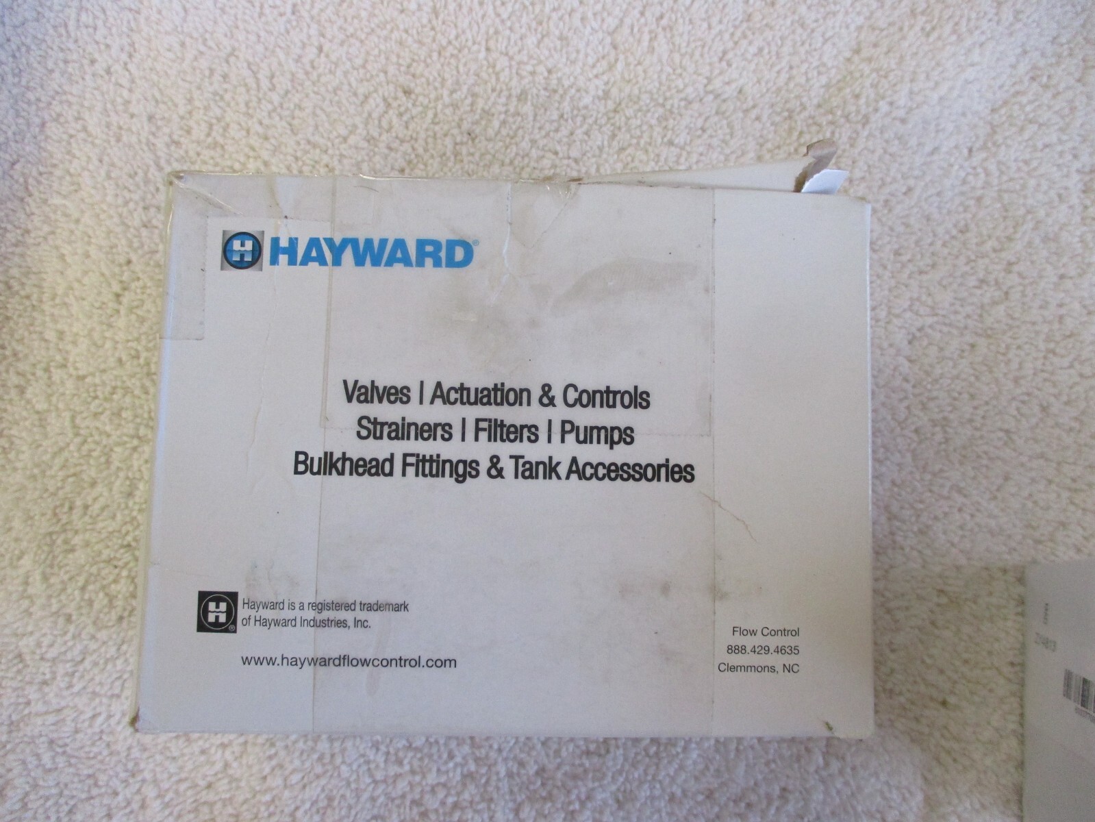 NIB Hayward 1″ QTA Series True Union PVC Compact Ball Valve QTA1010CSEG