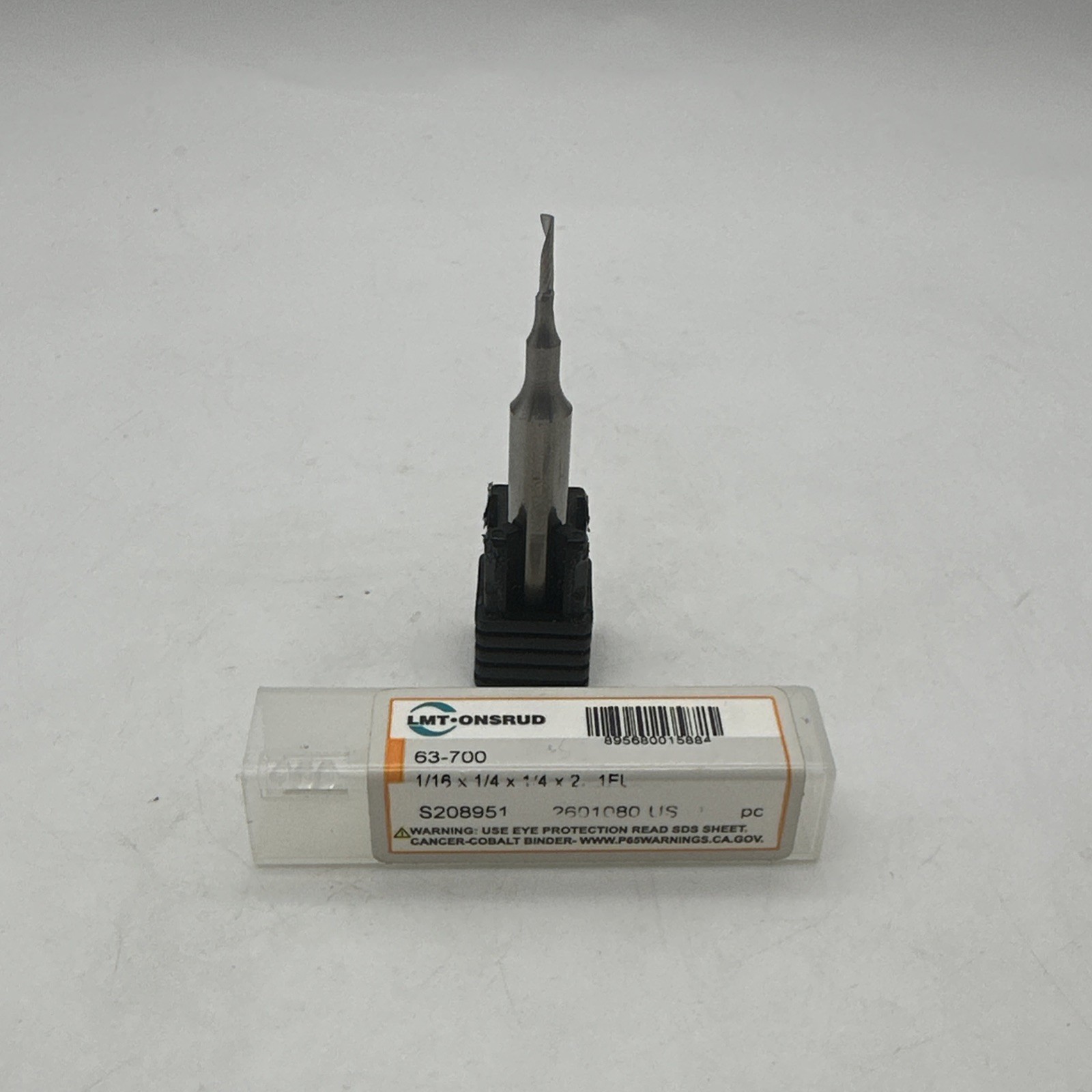LMT-ONSRUD,63-700 FLUTE ROUTER BIT 1/16X1/4X1/4X2 INCH NEW Open Box