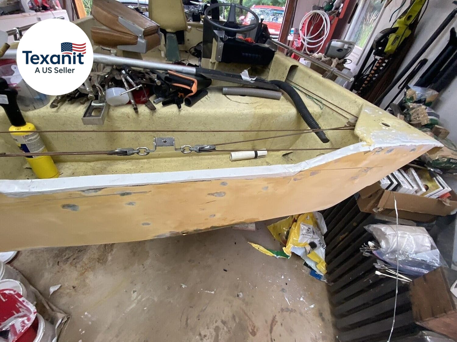 1-5 Gallon Ceramic Transom Pour for Transom Repairs, Docks, Power Boats, Coring