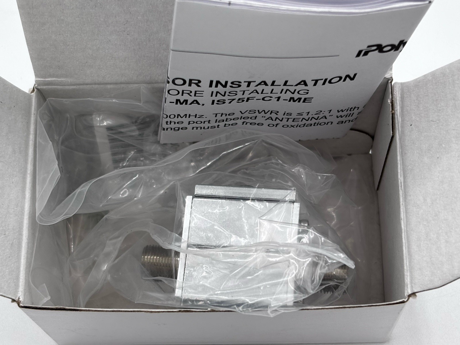 POLYPHASER IS-75F-C1 ANTENNA CATV/MATV PROTECTOR