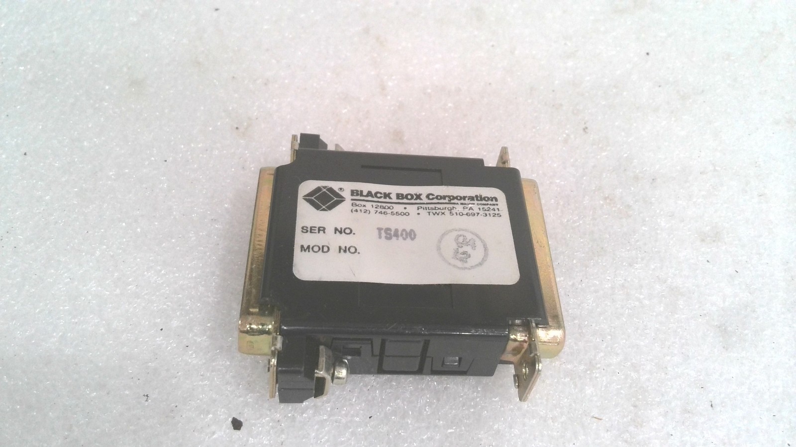 BALCK BOX CORP TS400 DB25 GENDER CHANGER (LOT OF 2)