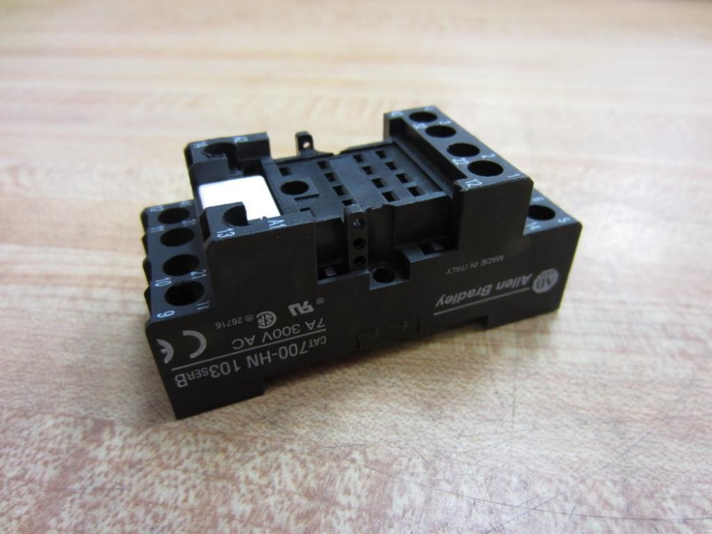 Allen Bradley 700-HN103 Relay Socket 700HN103 (Pack of 3)