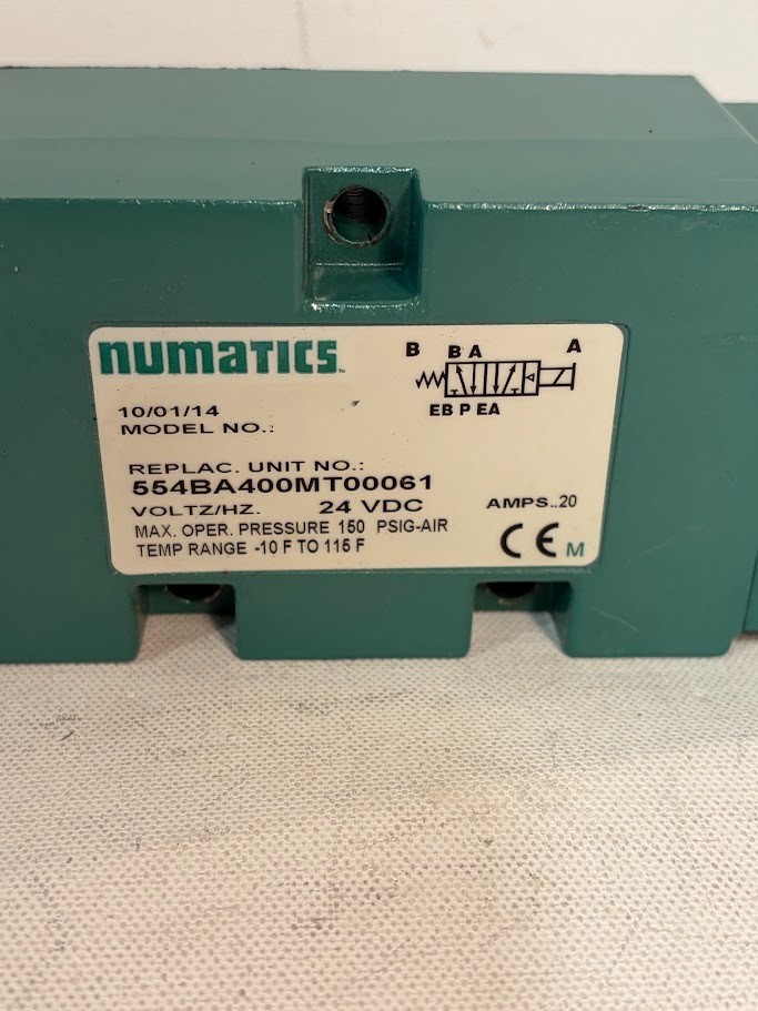 Used – Numatics 554BA400MT00061 SOLENOID VALVE