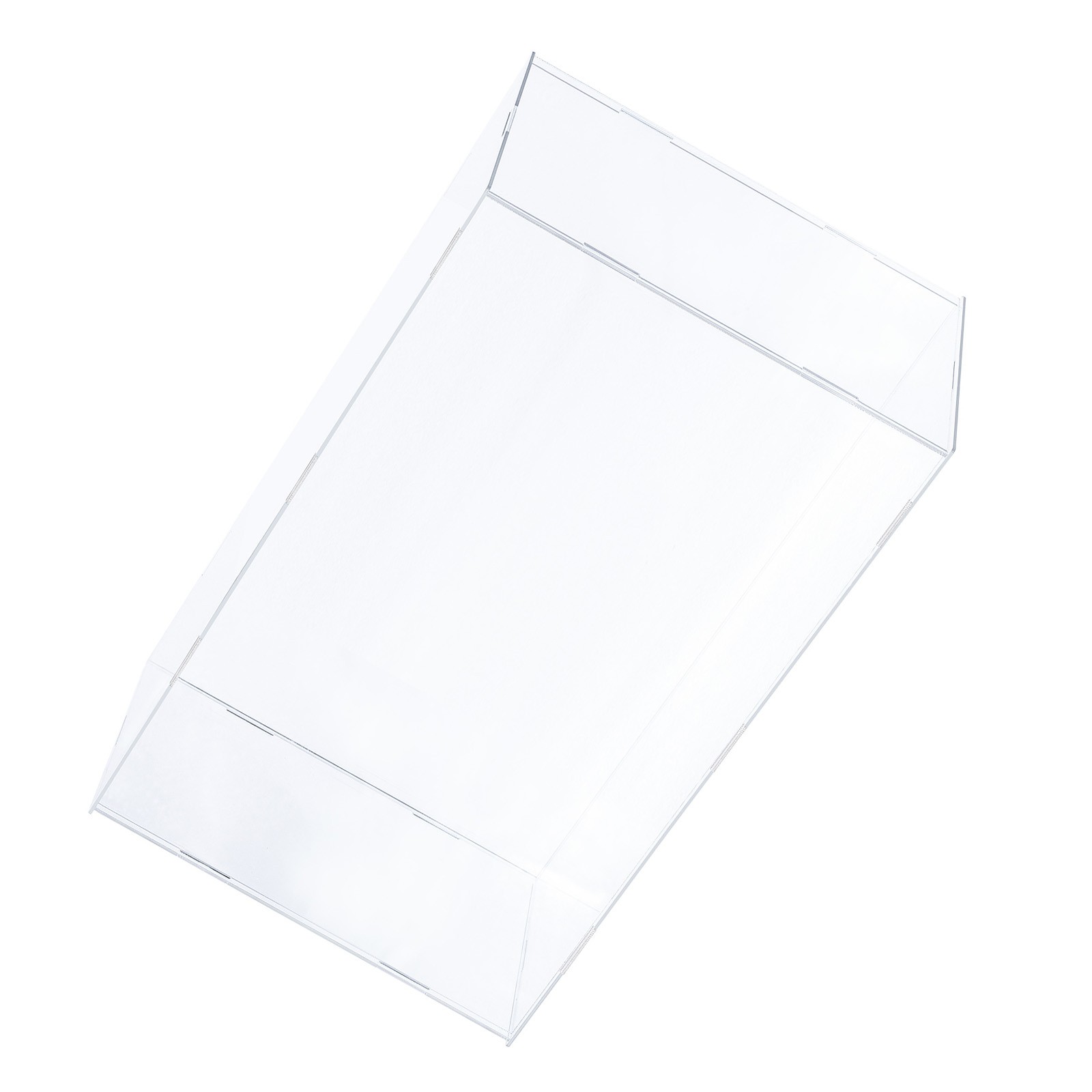 Acrylic Display Case Plastic Box Showcase 41x16x25.5cm for Collectibles Items