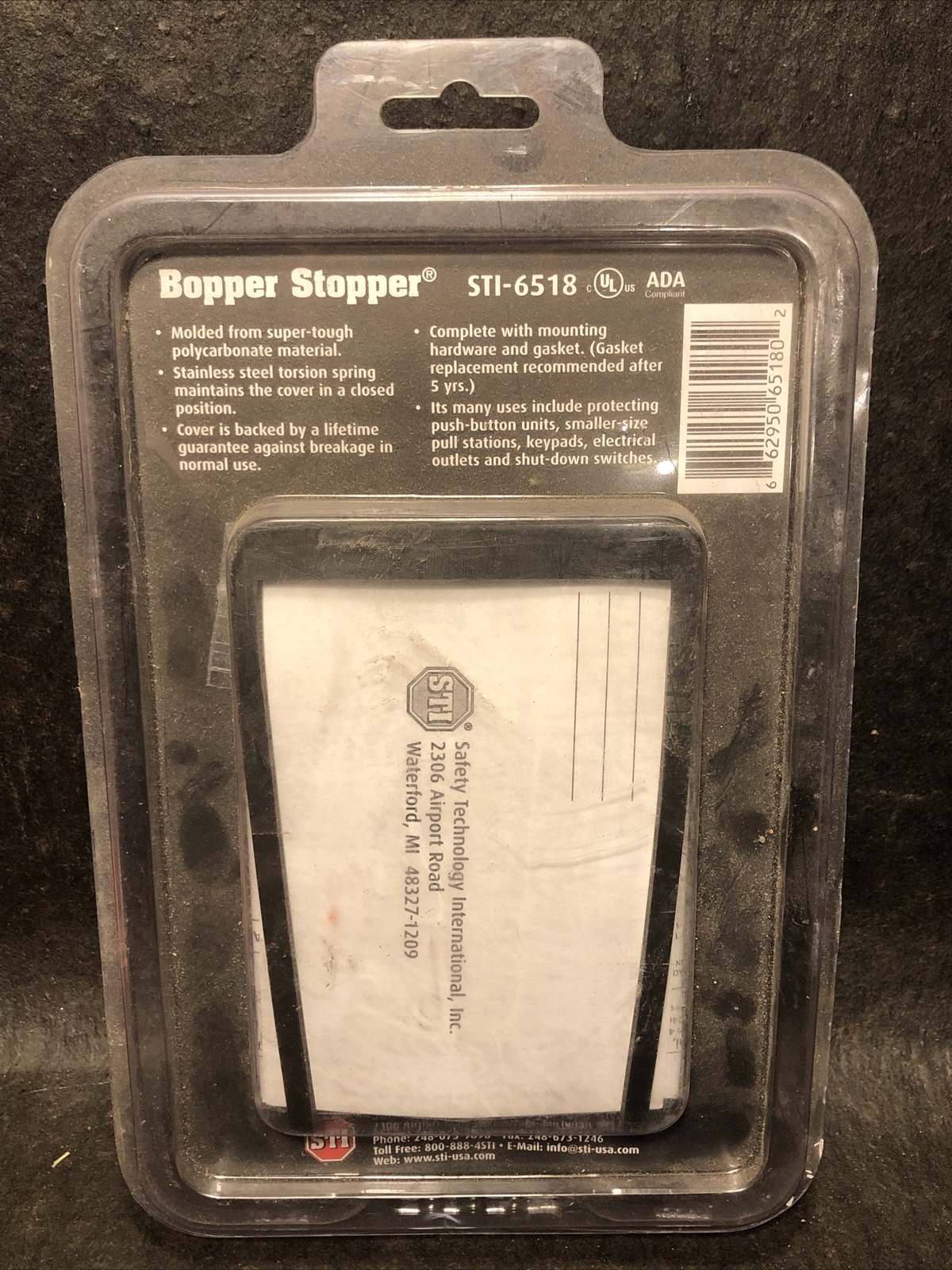 Safety Technology International, STI-6518, Bopper Stopper