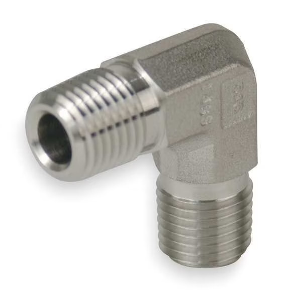Parker 8-8 ME-SS 1/2″ MNPT 316 SS 90 Degree Elbow