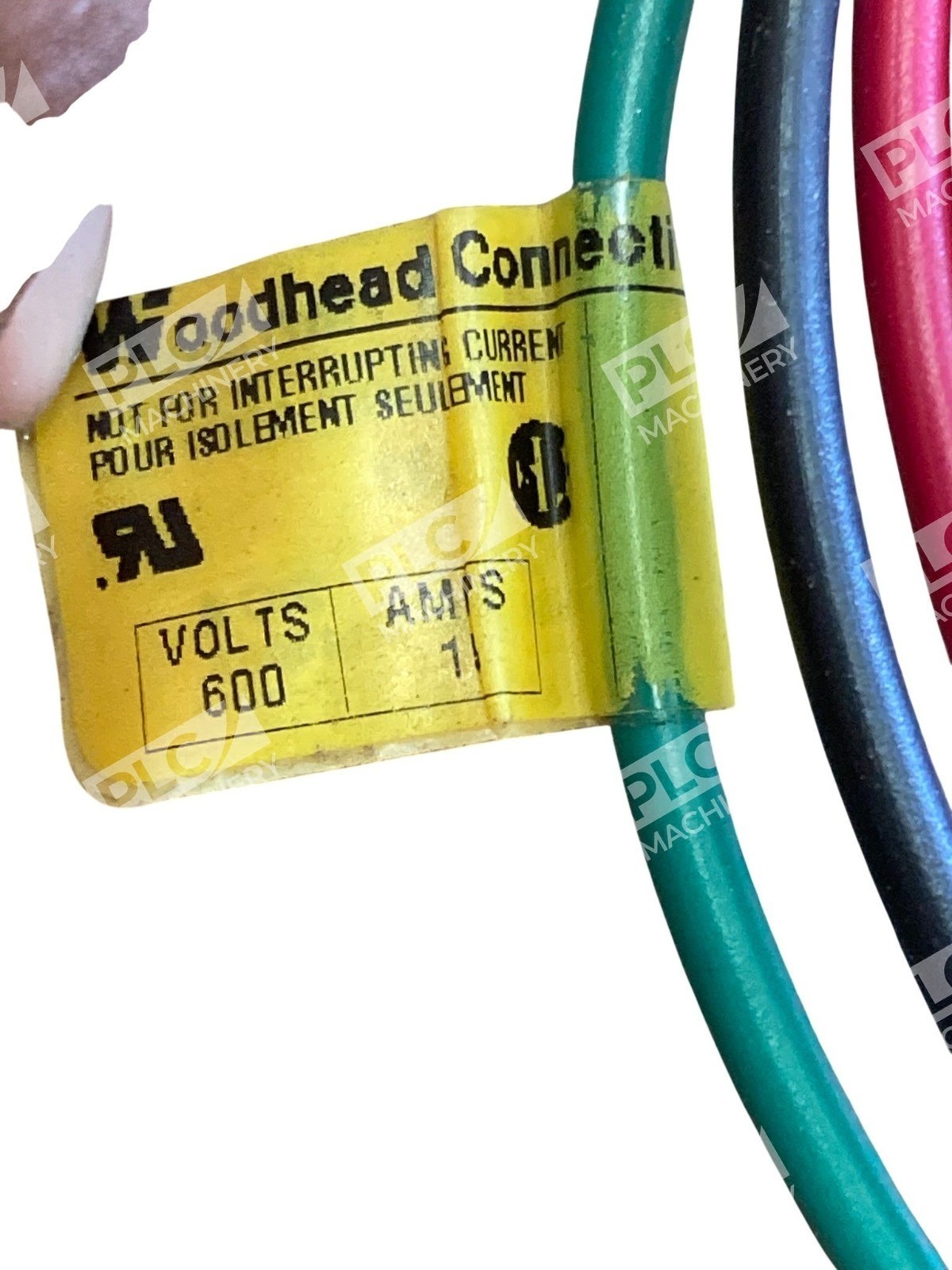 Woodhead Brad Harrison 32632 600V 11A Industrial Power Connector
