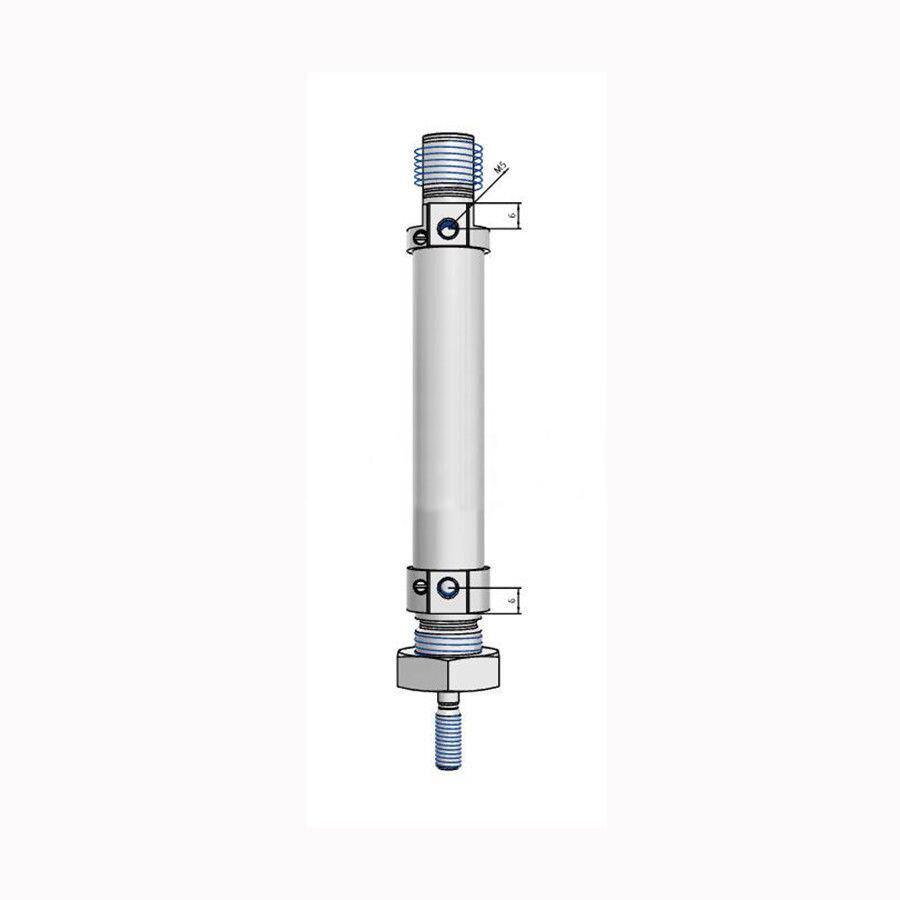 Festo Dsnu-16-40-Ppv-A Standard Cylinder 19229 Stroke 40Mm