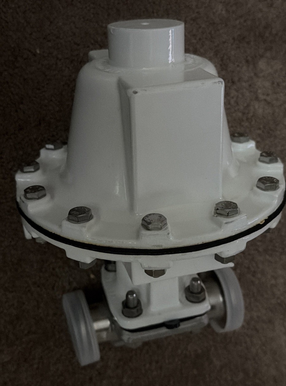ITT 1-F-419-6-0-0-17-34–C4-M7-3214-P1-SQDB-PUREFLO 85psi -1” Diaphragm Valve